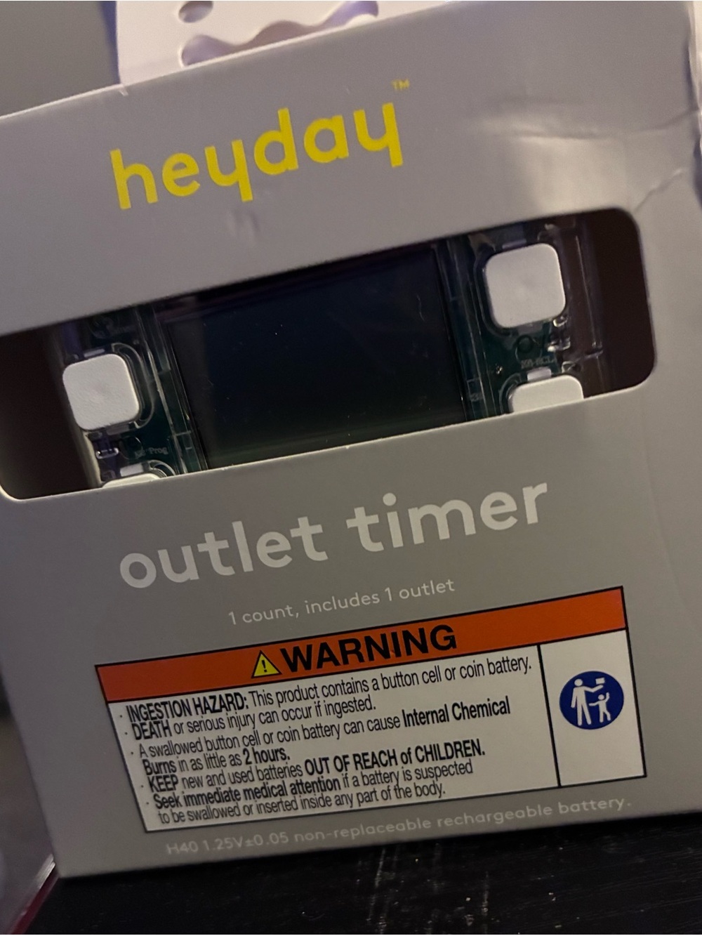 heyday Gray Outlet Timer